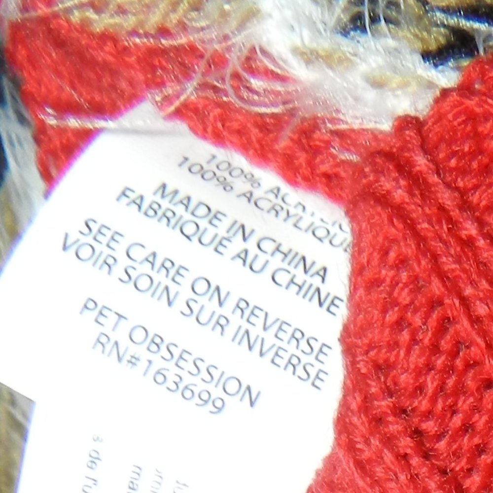 Christmas Santa Claus Pet 💥Sweater Christmas Santa  Pet Sweater 🆕NWT! - Picture 8 of 11